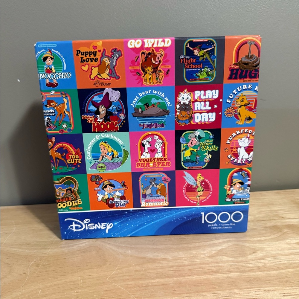 Red Barn Bambi Lady And Tramp Pinocchio Disney Classics  1000 Pcs Puzzle